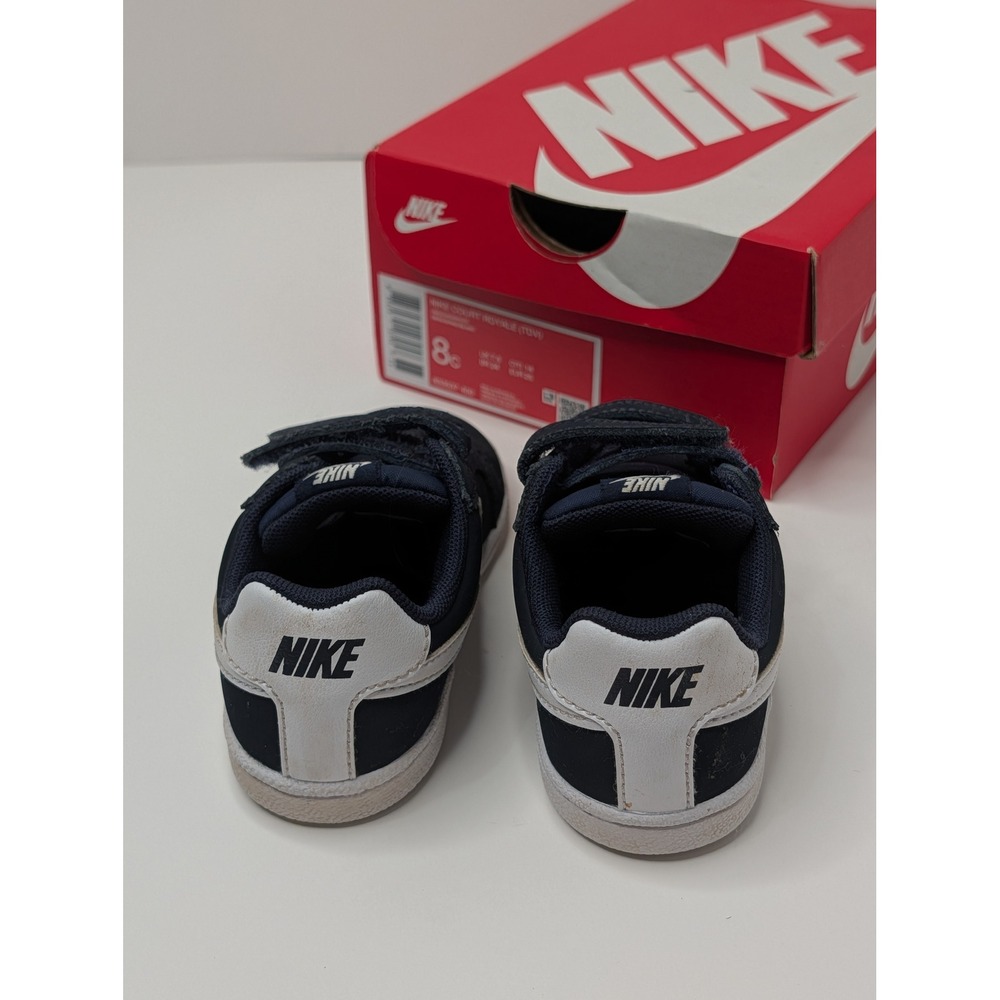 Nike Court Royale TDV Toddler Sneakers Navy White 833537-400 Size 8C - Picture 3 of 6